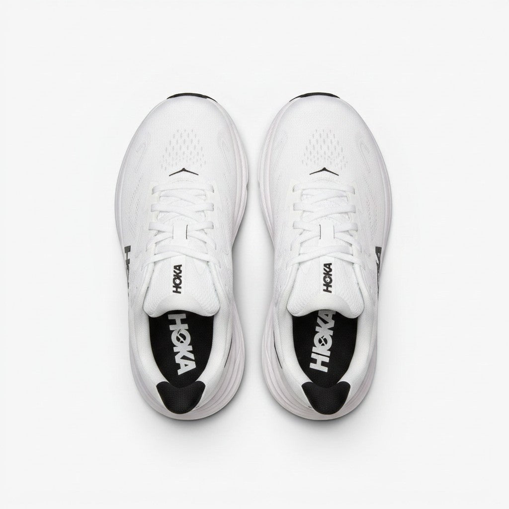 Hoka Clifton 10 Women's White/Black running shoe – image 4