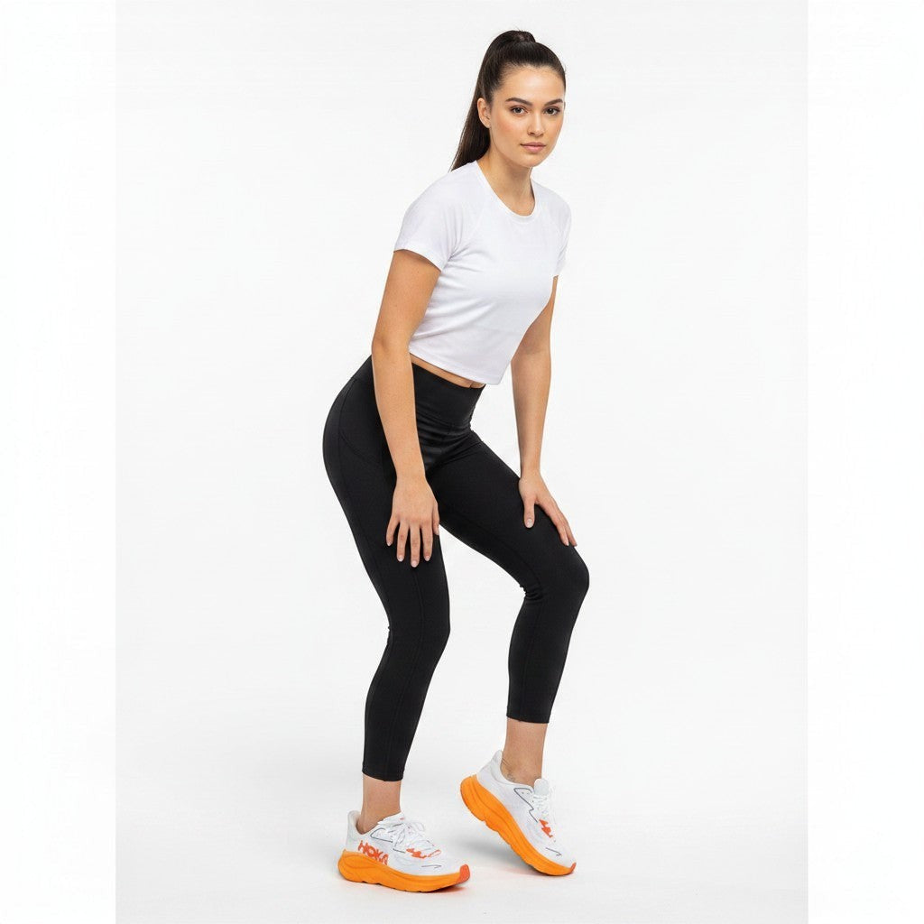 Hoka Clifton 10 Women's White/Orange running shoe – image 5