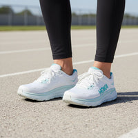 Hoka Clifton 10 Women's White/Skyward Blue running shoe – image 5