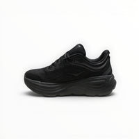 Hoka Bondi 9 women's running shoe in Black/Black, pair view