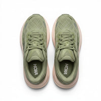 Hoka Bondi 9 women's running shoe in Sea Moss/Eucalyptus, top view
