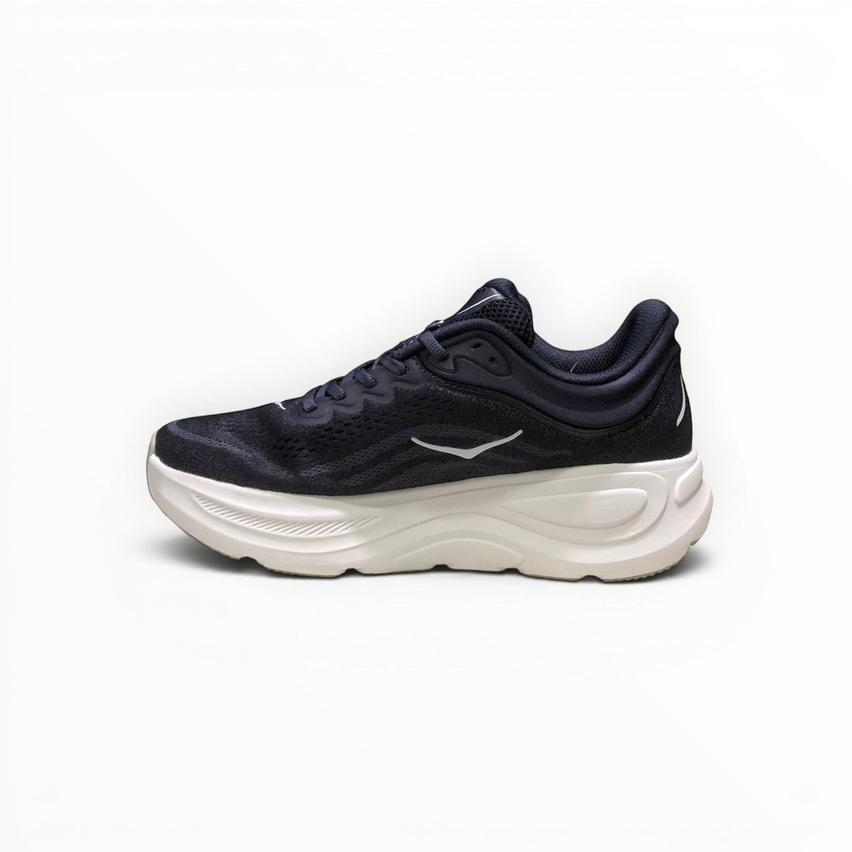 Hoka Bondi 9 women's running shoe in Midnight Blue/Varsity Navy, pair view