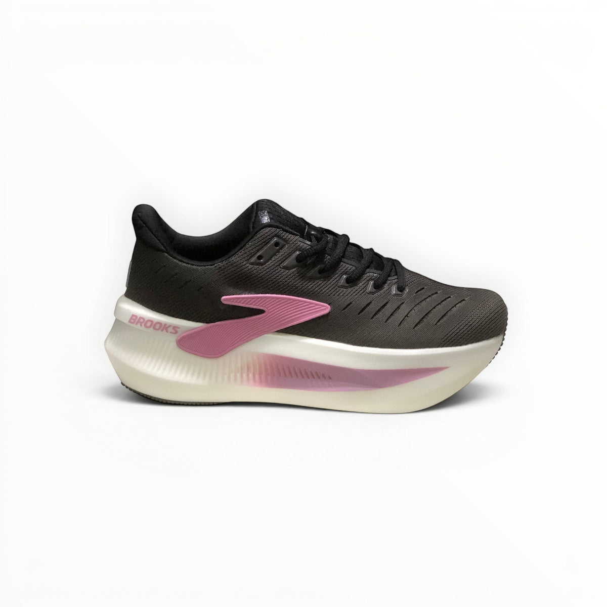 Brooks Glycerin Max 2 women's running shoes in Black/Peach/Clear, product view 6