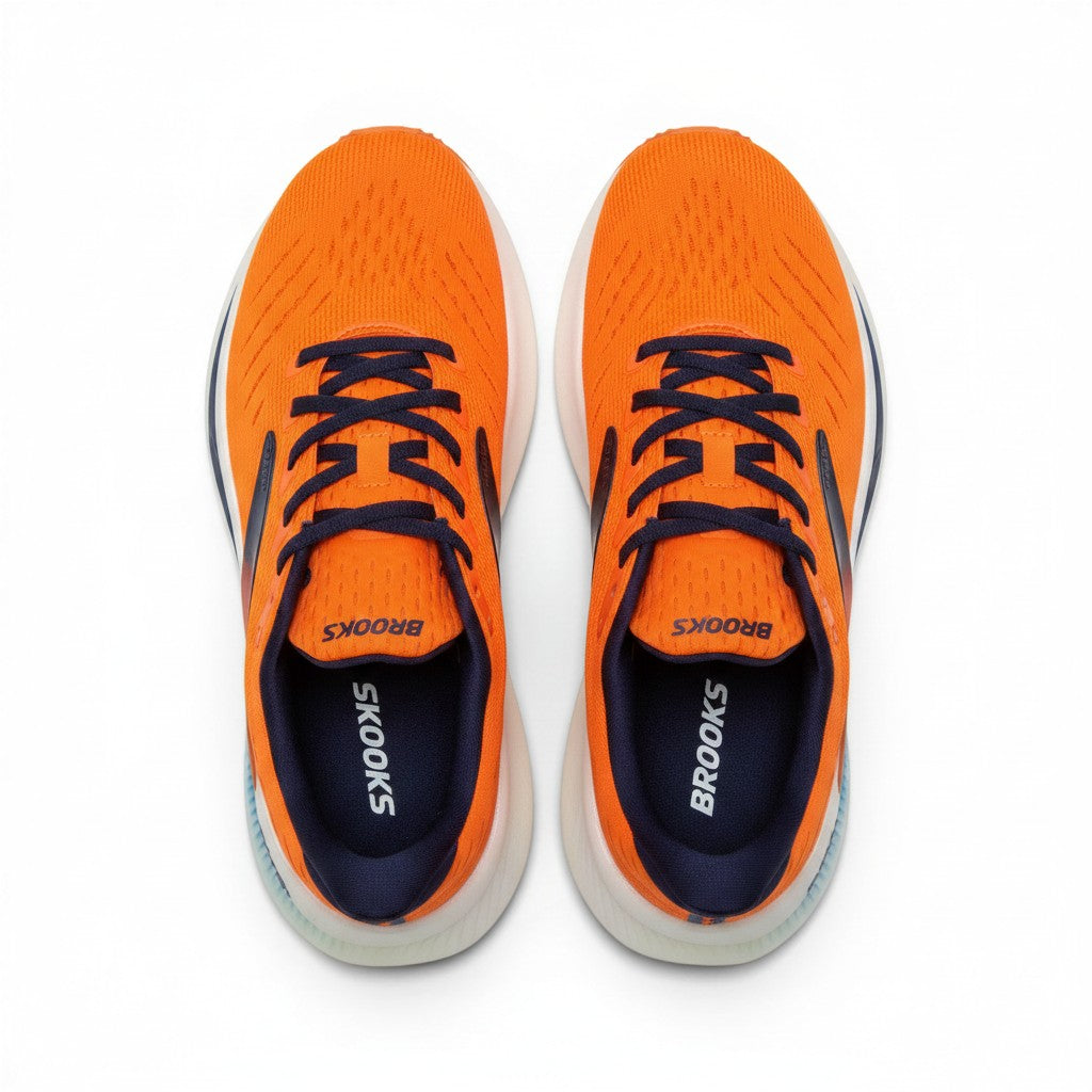 Brooks Glycerin Max 2 women's running shoes in Orange/Beacon Blue/Nightlife, product view 4