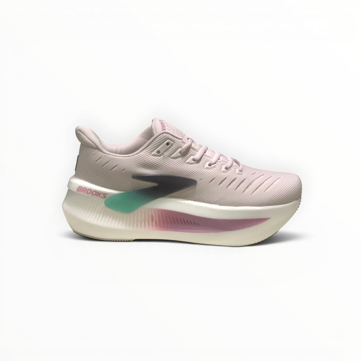 Brooks Glycerin Max 2 women's running shoes in Pink/Yucca/Metallic, product view 1