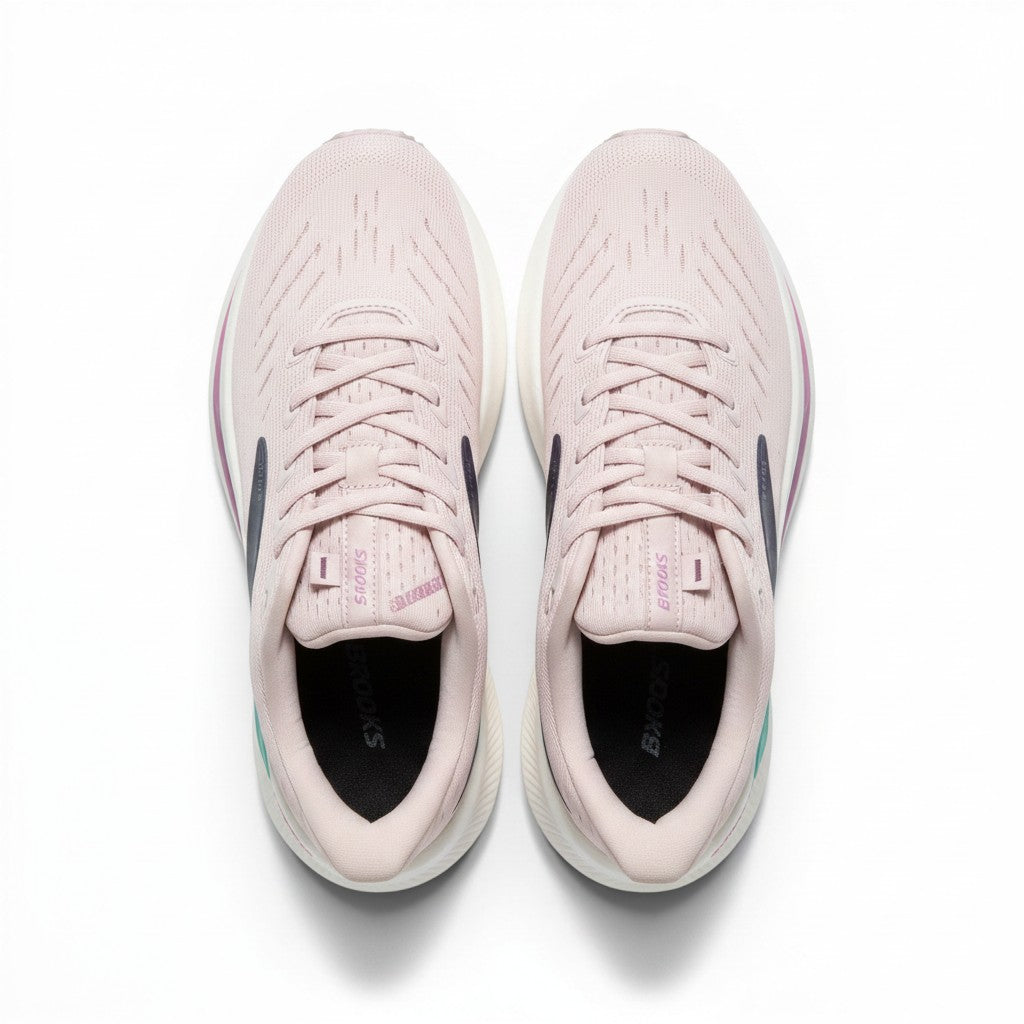 Brooks Glycerin Max 2 men's running shoes in Pink/Yucca/Metallic, product view 4