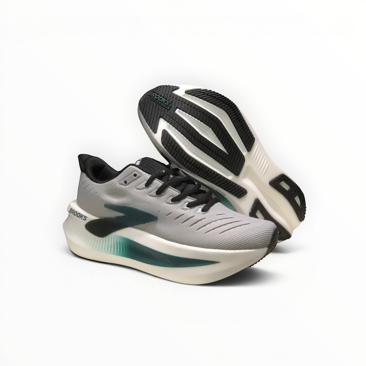Brooks Glycerin Max 2 men's running shoes in Mist/Atlantic Deep/Coconut, product view 3