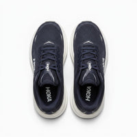 Hoka Bondi 9 men's running shoe in Midnight Blue/Varsity Navy, top view