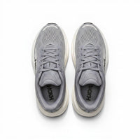 Hoka Bondi 9 men's running shoe in Galactic Grey/Stellar Grey, top view