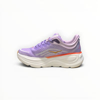 Hoka Bondi 9 men's running shoe in Aster Flower/Starlight Glow, pair view