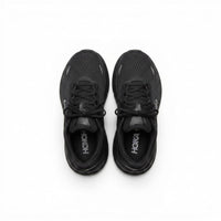 Hoka Bondi 9 men's running shoe in Black/Black, top view