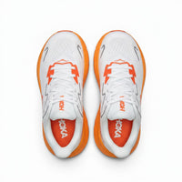 Hoka Clifton 10 Men's White/Orange running shoe – image 4