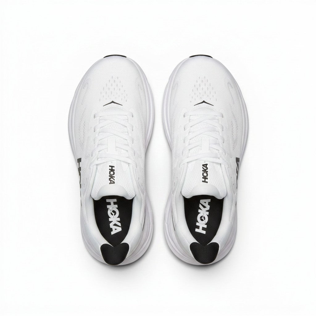 Hoka Clifton 10 Men's White/Black running shoe – image 4