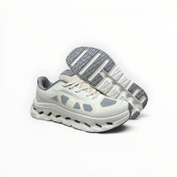 On Cloudtilt Remix men's walking shoes in Ivory/Silver, product view 3