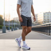 On Cloudtilt Remix men's walking shoes in Pink/Lavender/Deep Purple, product view 5