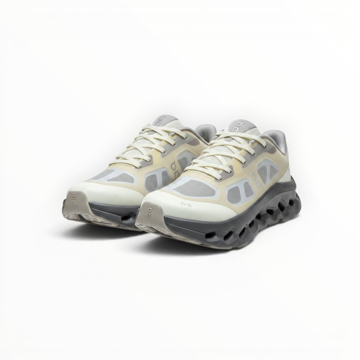 On Cloudtilt Remix men's walking shoes in Cream/Sand/Charcoal, product view 3