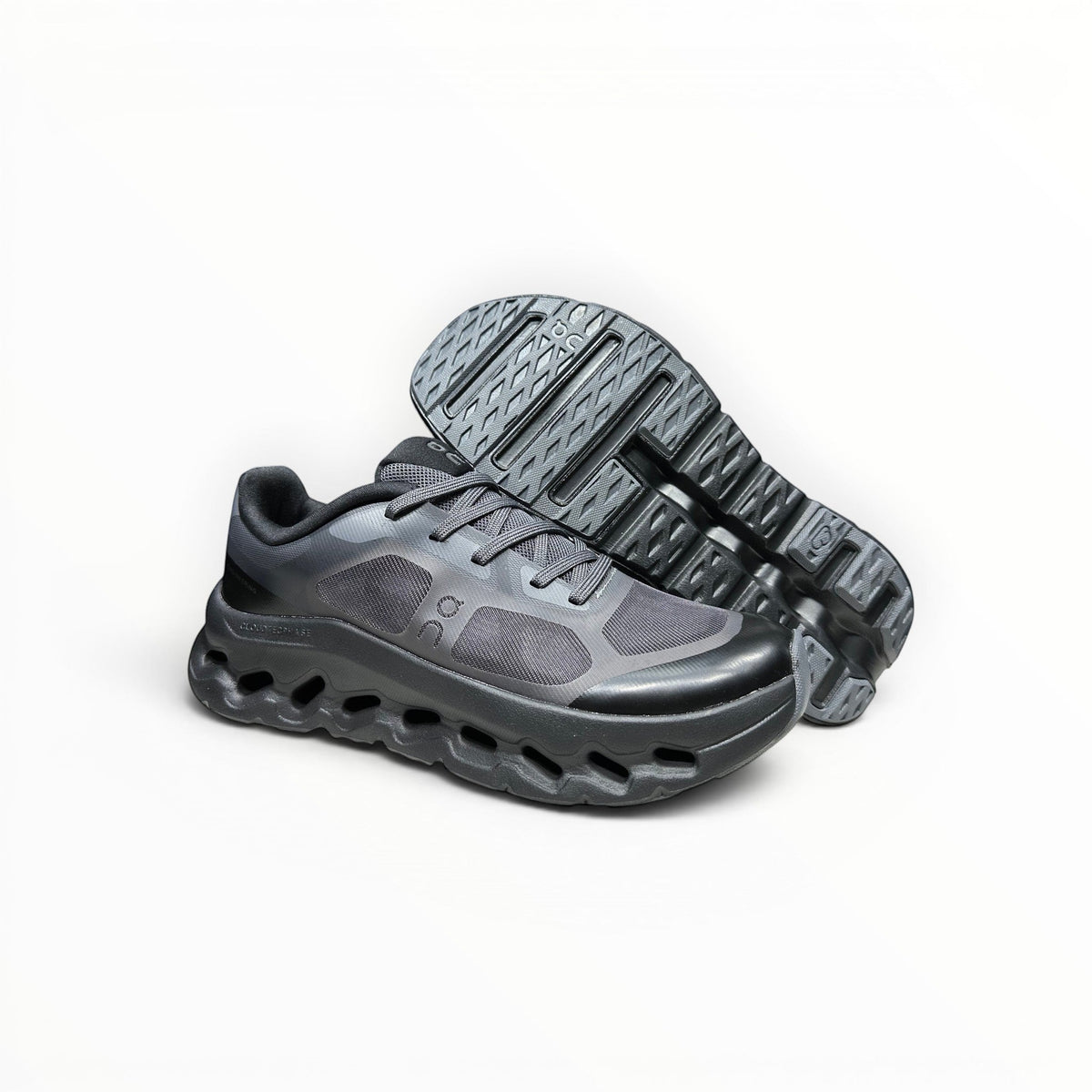 On Cloudtilt Remix men's walking shoes in Blackout/Charcoal, product view 3
