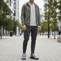 On Cloudtilt Remix men's walking shoes in Grey/Black/Lime, product view 5