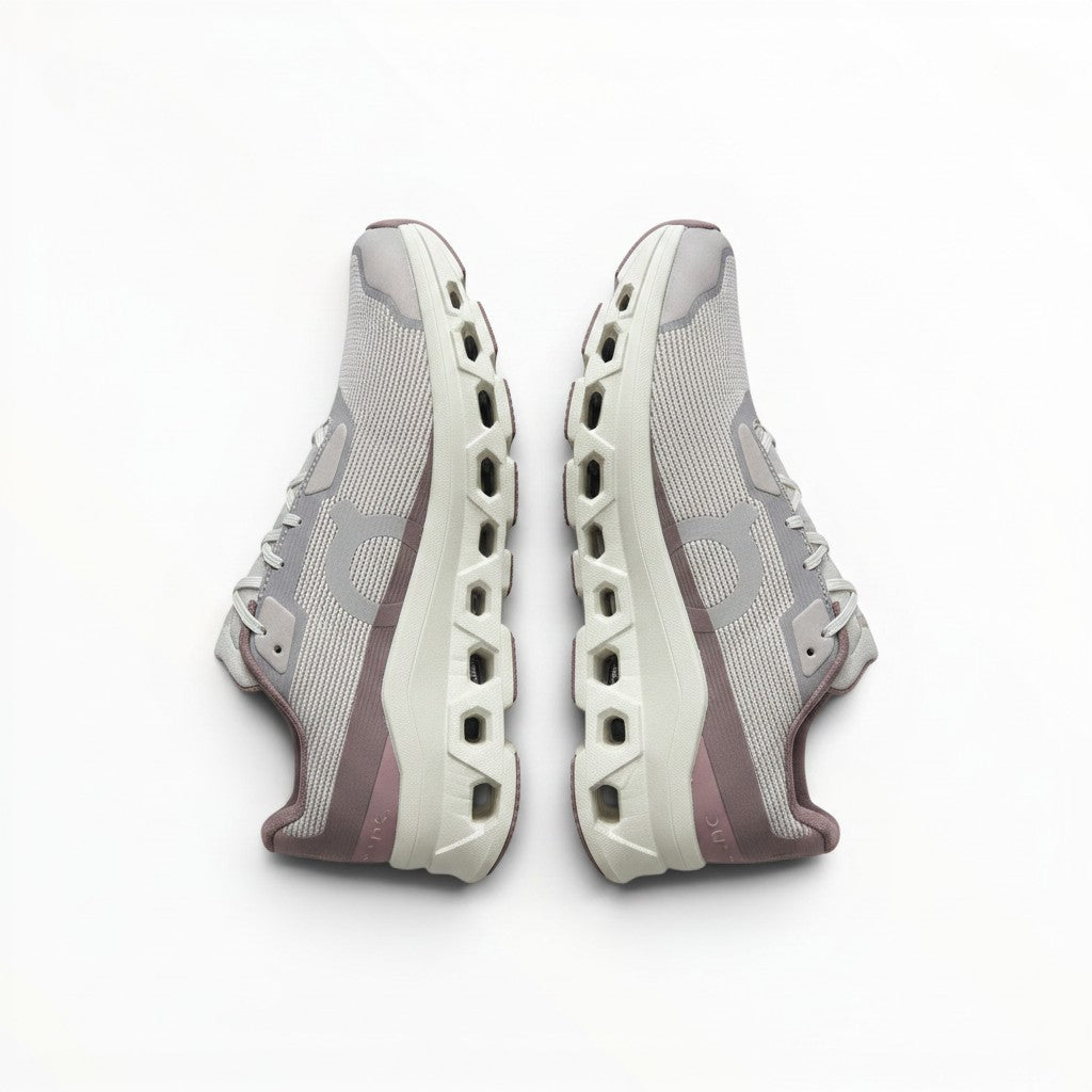On Cloudmonster Void men's shoe in Fog/Pearl - product view 4
