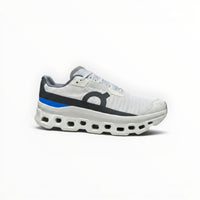 On Cloudmonster Void men's shoe in White/Glacier - product view 1