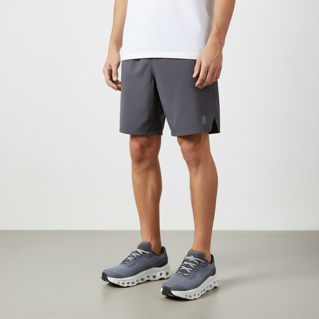 On Cloudmonster Void men's shoe in Lime/Glacier Ash - product view 5