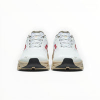On Cloudmonster Void men's shoe in White/Gold - product view 3