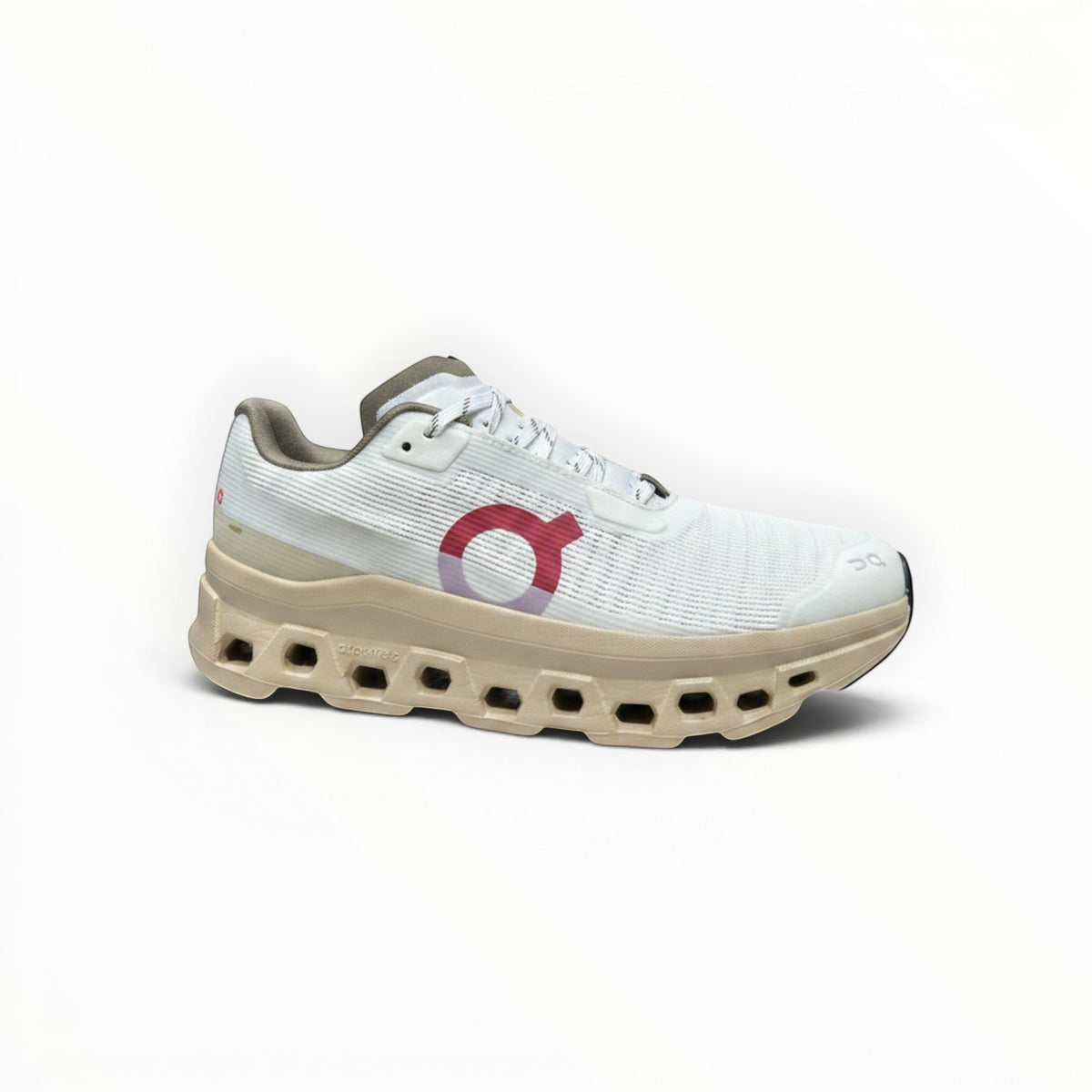 On Cloudmonster Void men's shoe in White/Gold - product view 6
