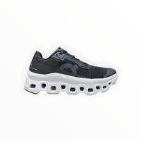 On Cloudmonster Void men's shoe in Black/White - product view 1