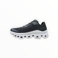 On Cloudmonster Void men's shoe in Black/White - product view 2