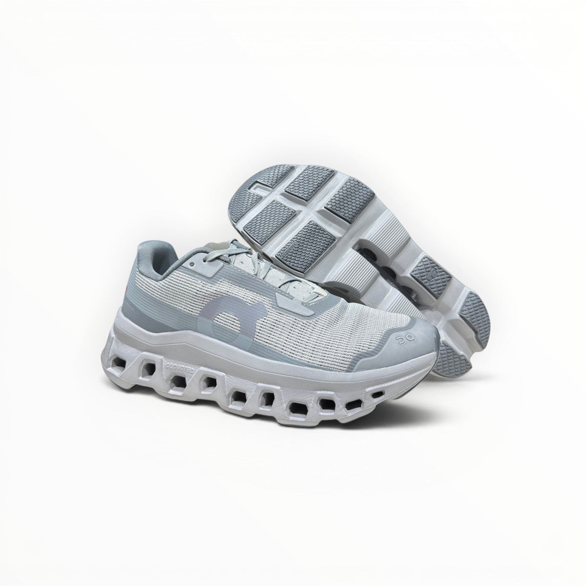 On Cloudmonster Void men's shoe in Alloy/Glacier - product view 3