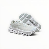 On Cloudmonster Void men's shoe in White/White - product view 3