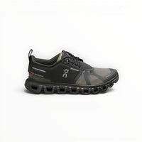 On Cloud 6 Waterproof men's lifestyle shoe in Black/Grey, outsole view