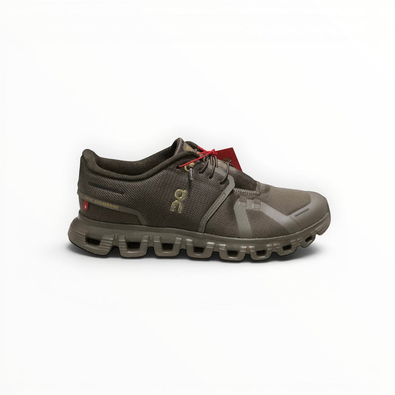 On Cloud 6 Waterproof men's lifestyle shoe in Olive/Black, side profile