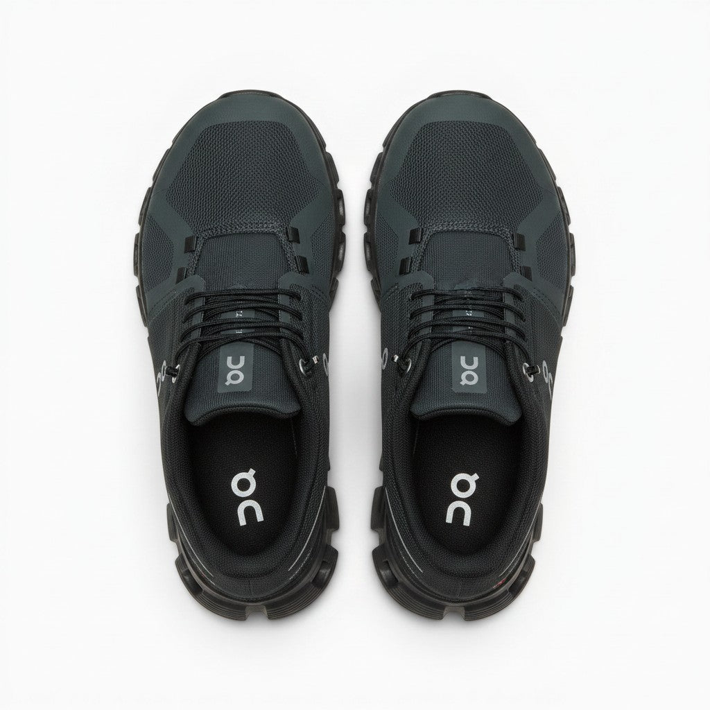 On Cloud 6 Waterproof men's lifestyle shoe in Forest Green/Black, top view