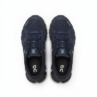 On Cloud 6 Waterproof men's lifestyle shoe in Navy/Black, top view