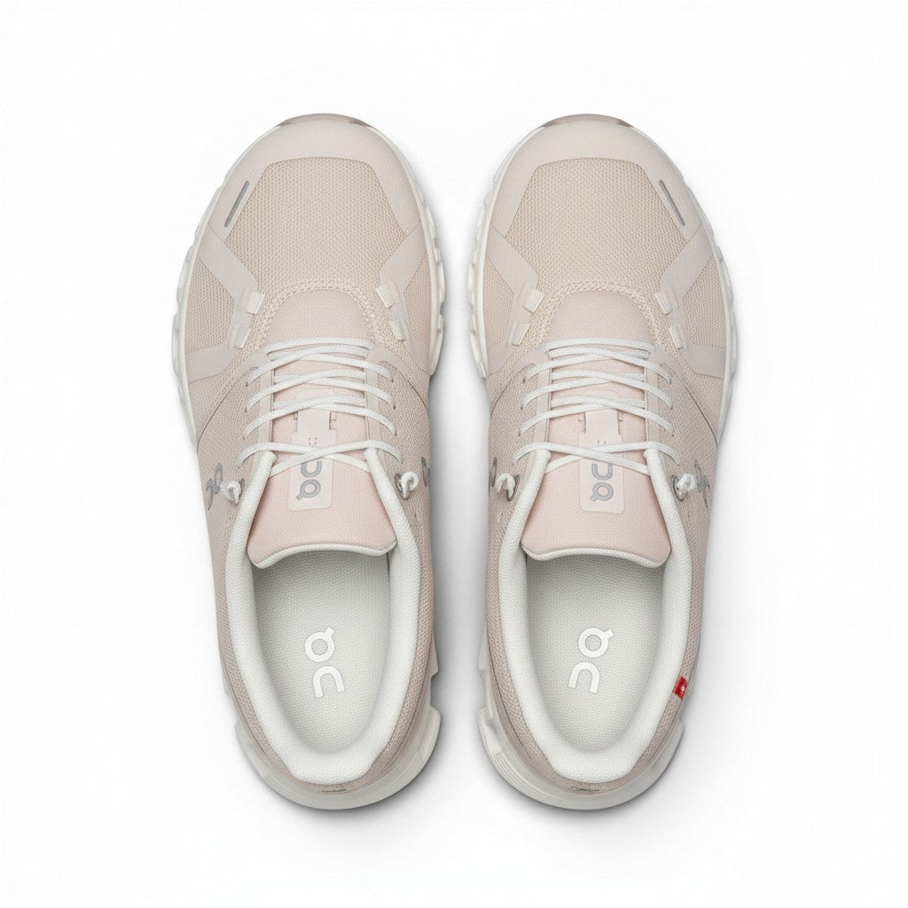 On Cloud 6 Waterproof men's lifestyle shoe in Haze/Sand, top view