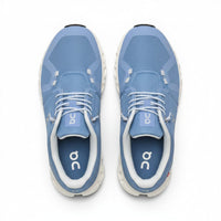 On Cloud 6 Waterproof men's lifestyle shoe in Chambray/White, top view