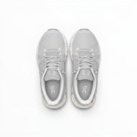On Cloud 6 Waterproof men's lifestyle shoe in Glacier/White, top view
