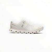 On Cloud 6 Waterproof men's lifestyle shoe in All White, side profile