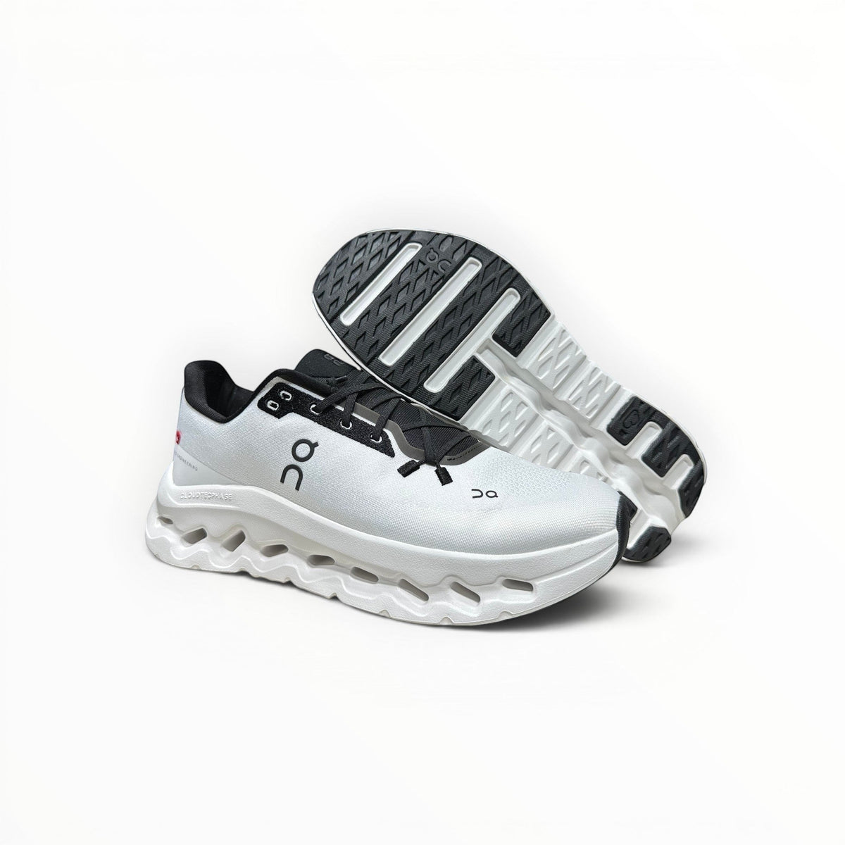 On Cloudtilt men's walking shoes in White/Black, product view 3