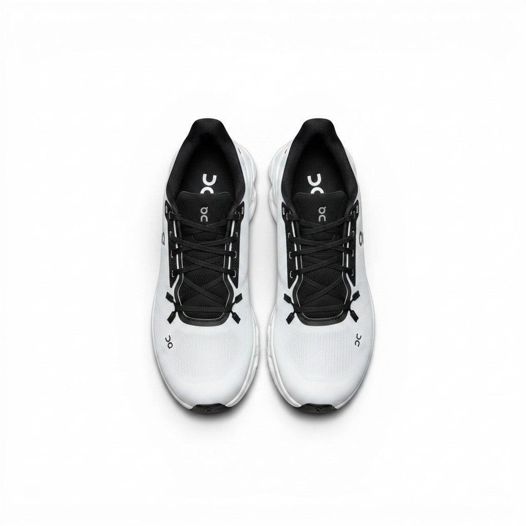 On Cloudtilt men's walking shoes in White/Black, product view 4