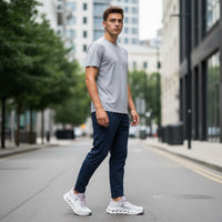 On Cloudtilt men's walking shoes in Purple/White, product view 5