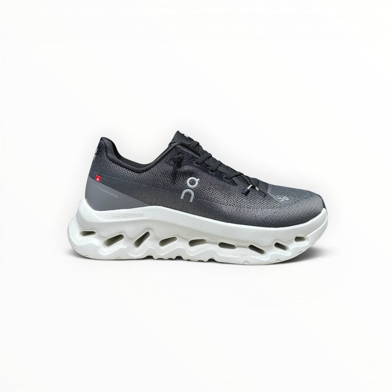 On Cloudtilt men's walking shoes in Black/Grey/White, side product view