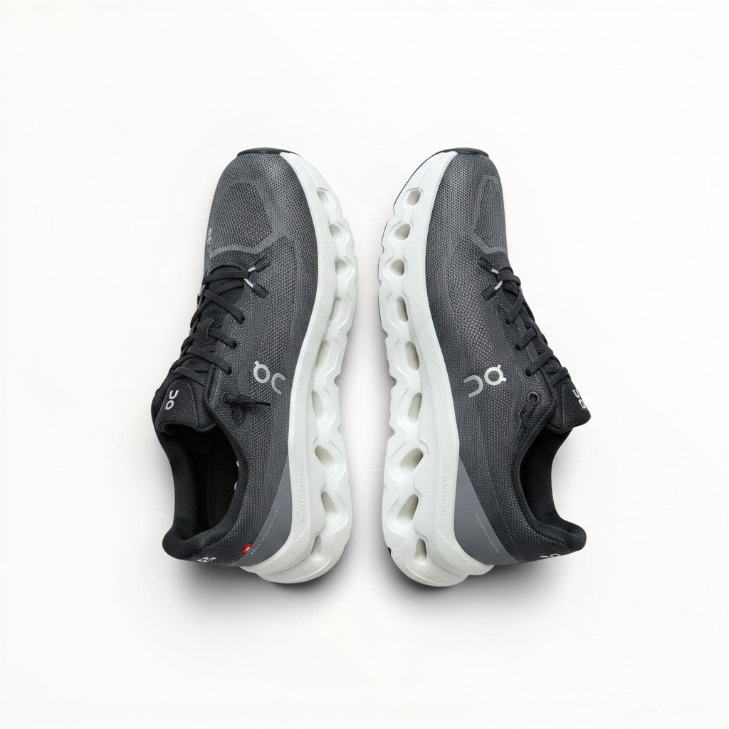 On Cloudtilt men's walking shoes in Black/Grey/White, product view 4