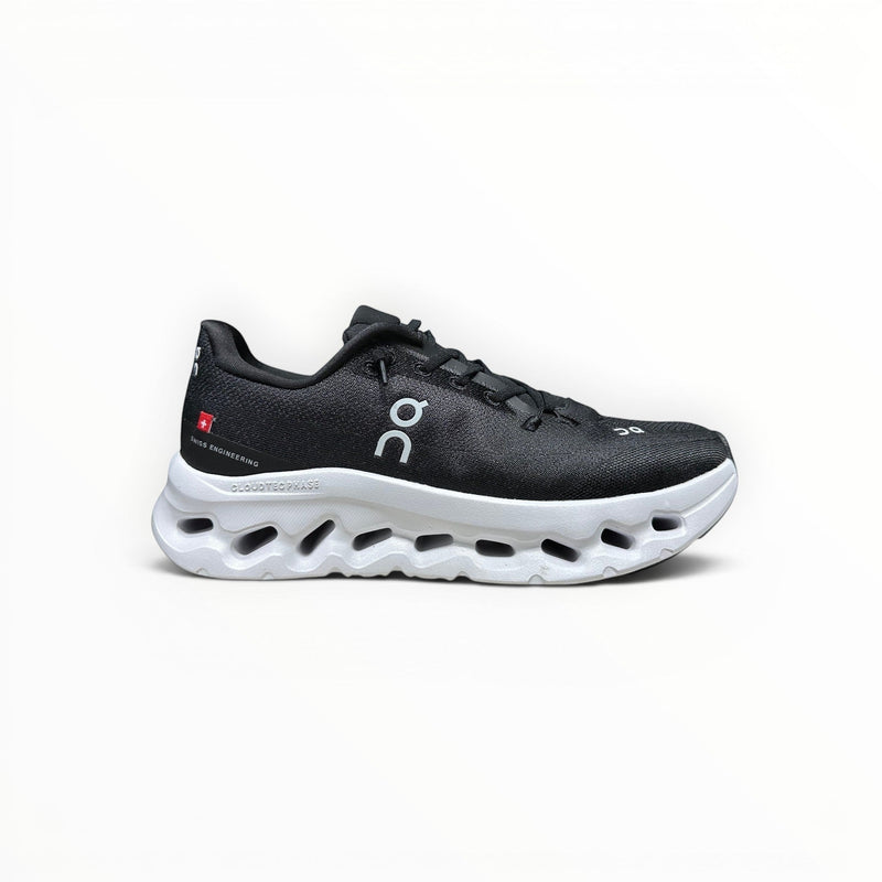 On Cloudtilt men's walking shoes in Black/White, side product view