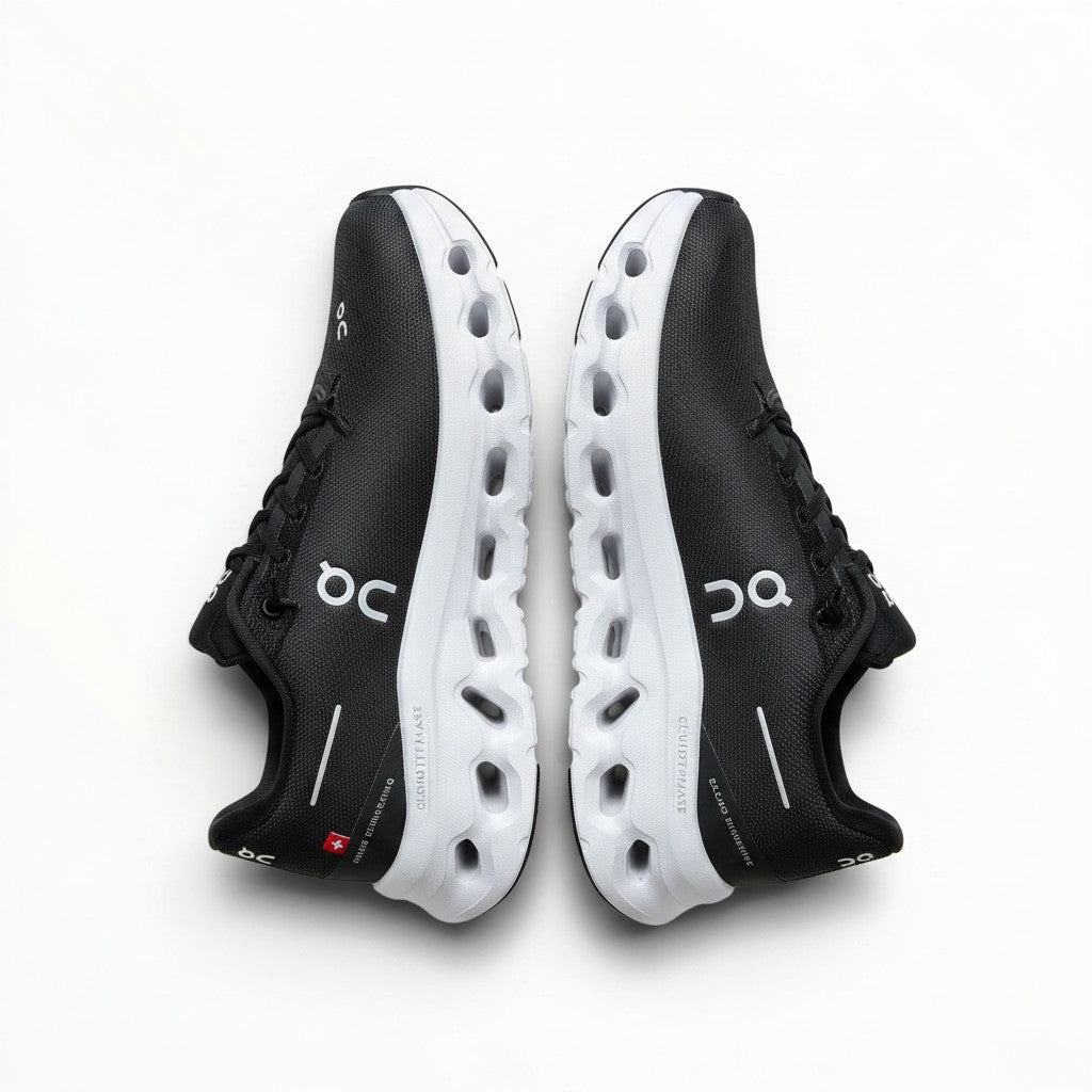 On Cloudtilt men's walking shoes in Black/White, product view 4