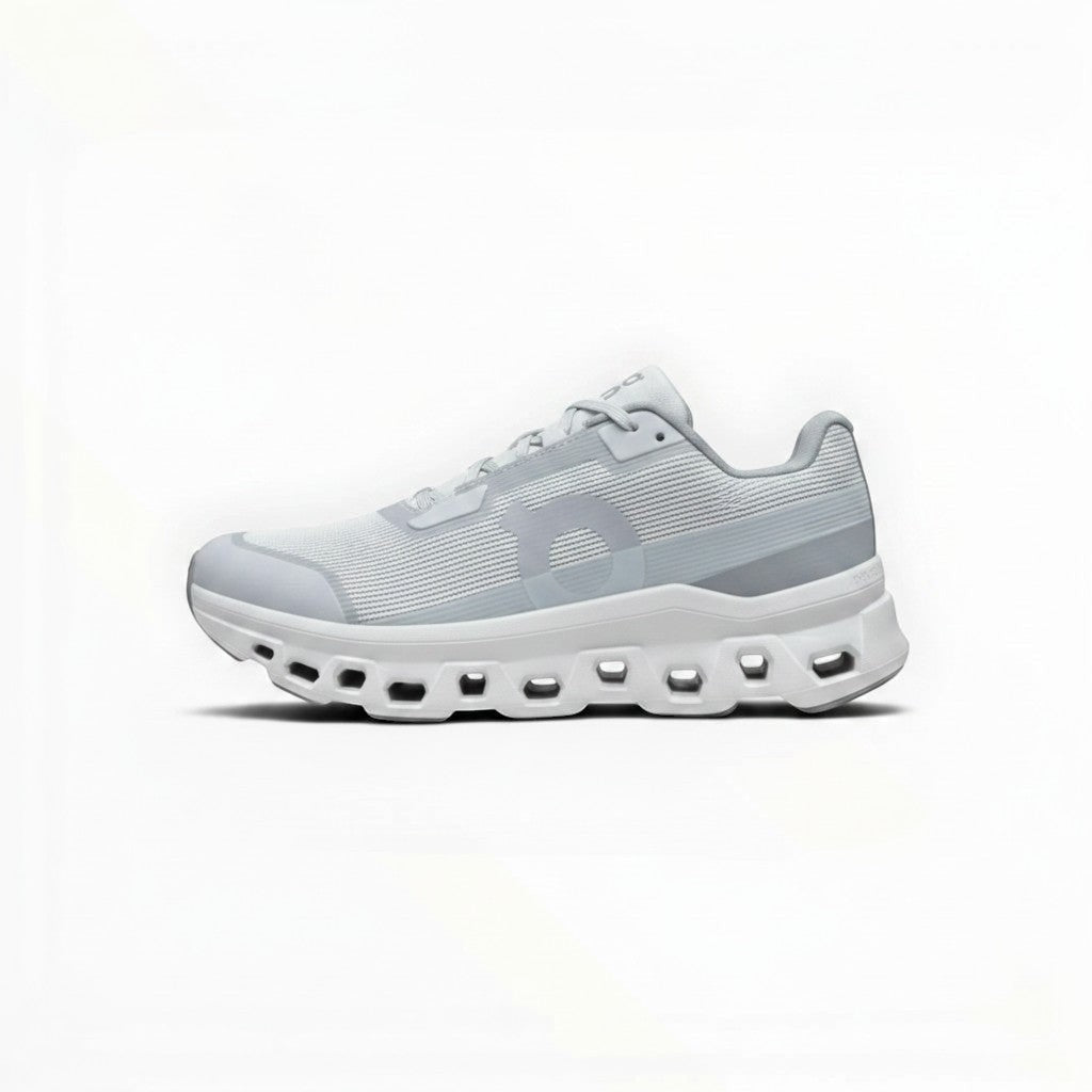 On Cloudmonster Void women's shoe in Alloy/Glacier - product view 2