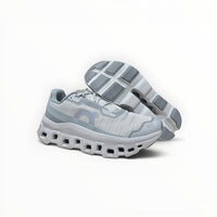 On Cloudmonster Void women's shoe in Alloy/Glacier - product view 3