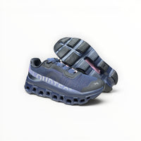 On Cloudmonster Void women's shoe in Eclipse/Indigo - product view 3