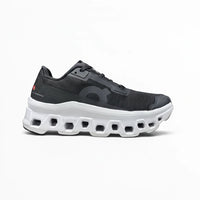On Cloudmonster Void women's shoe in Black/White - product view 4